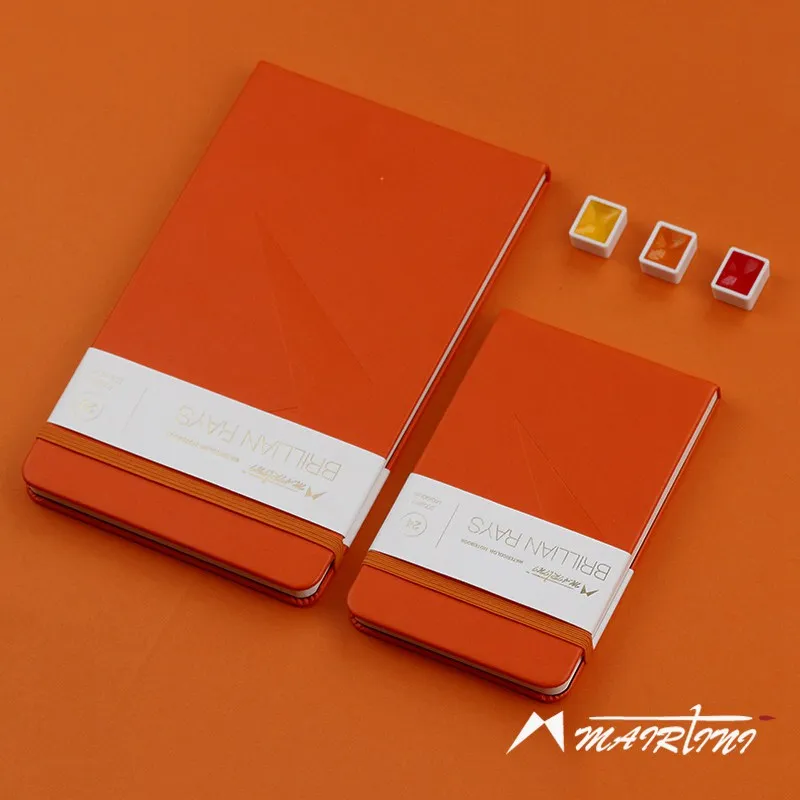 

MAIRTINI 100% Cotton 200g Watercolor Paper A5/A6 Travel Portable Watercolor Notebook 24 Sheets Aquarelle Art Supplies