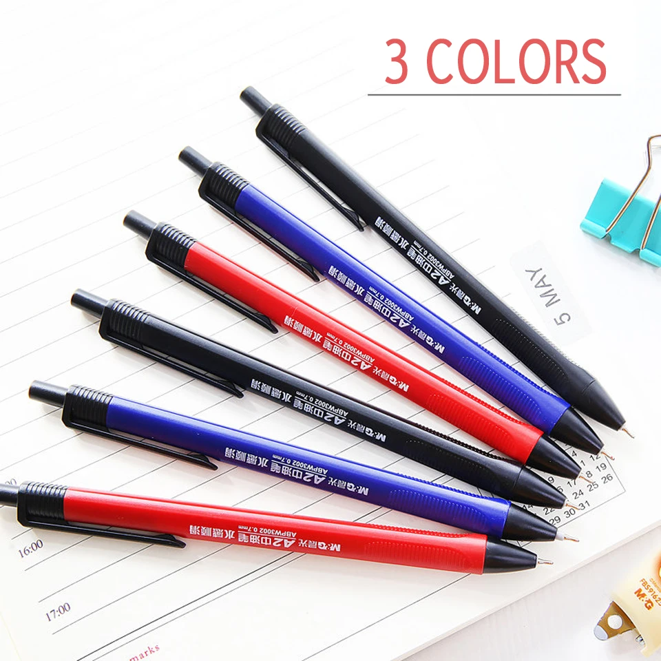 

Good Quality Gel ink Pen 0.7mmNew ink Writing Smooth Writing Ballpoint Neutral Pens Office Or School Stationery 10pcs/lot