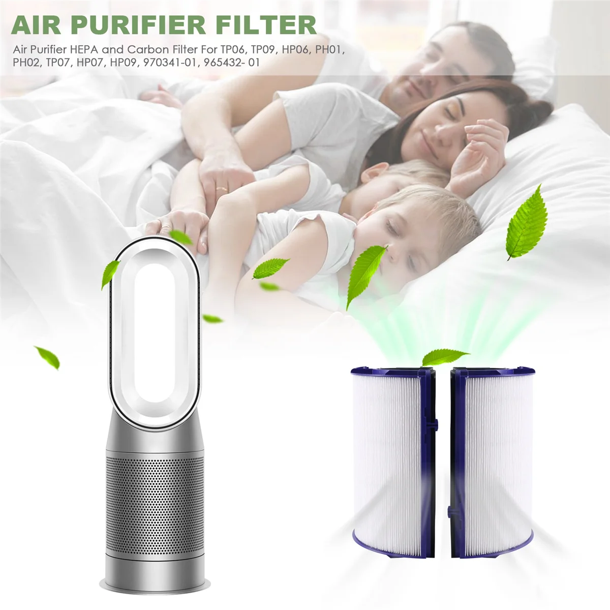 

HEPA-фильтр и углеродный очиститель воздуха для Dyson TP06, TP09, HP06, PH01, PH02, TP07, HP07, HP09, 970341-01, 965432- 01
