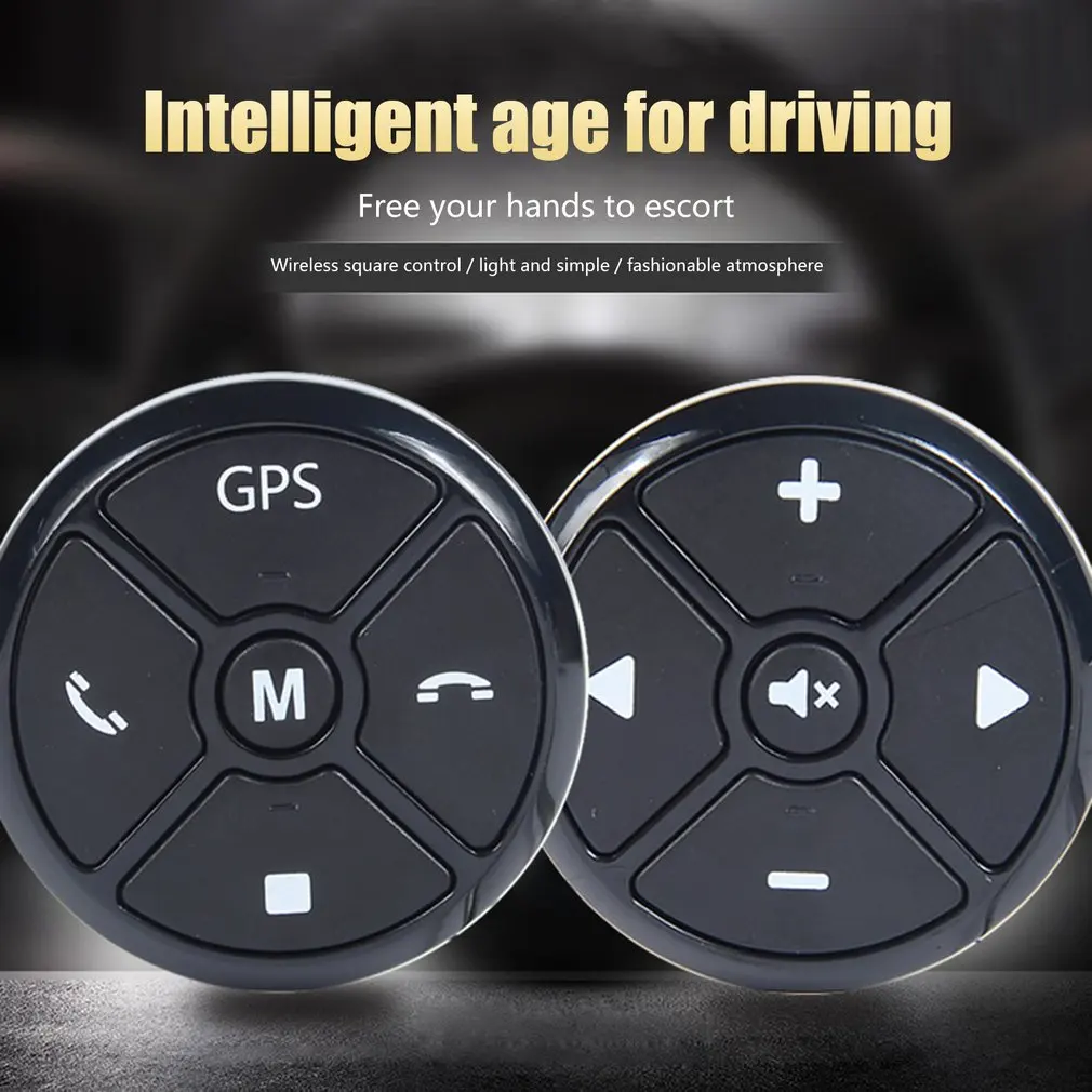 

10 Keys Wireless Car Steering Wheel Control Button for Car Radio DVD GPS Multimedia Navigation Head Unit Remote Control Button