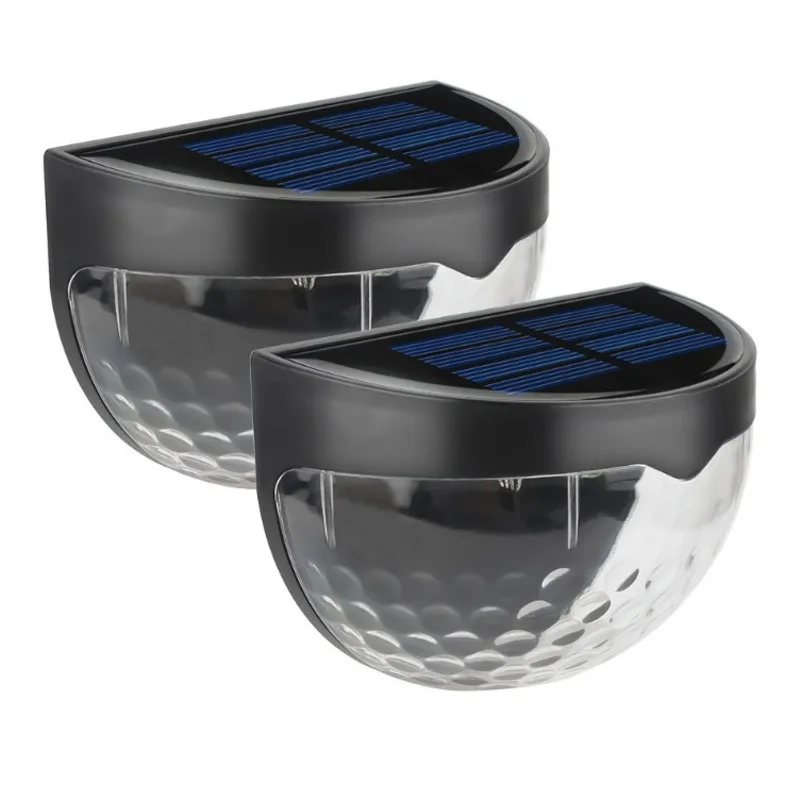 

Solar LED Light Outdoor Garden Decoration Wall Lamps Waterproof Sunlight Deck Scone Half Circle Fence Decor Stairs Steps Yard