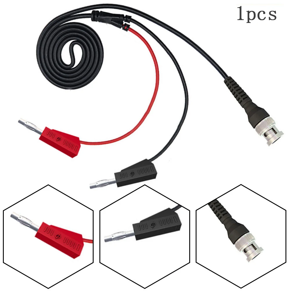 

Кабель-щуп для осциллографа BNC-Dual 4 мм, 100 см, 5 А, 500 В, 120 см