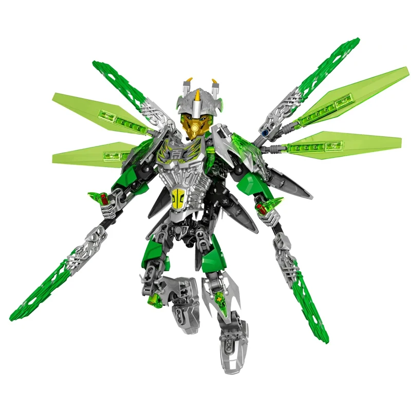 NEW Bionicle Unite for Battle Version Uxar - Creature Lewa - Uniter of Jungle Assemble Building Blocks Actions Model DIY Toys