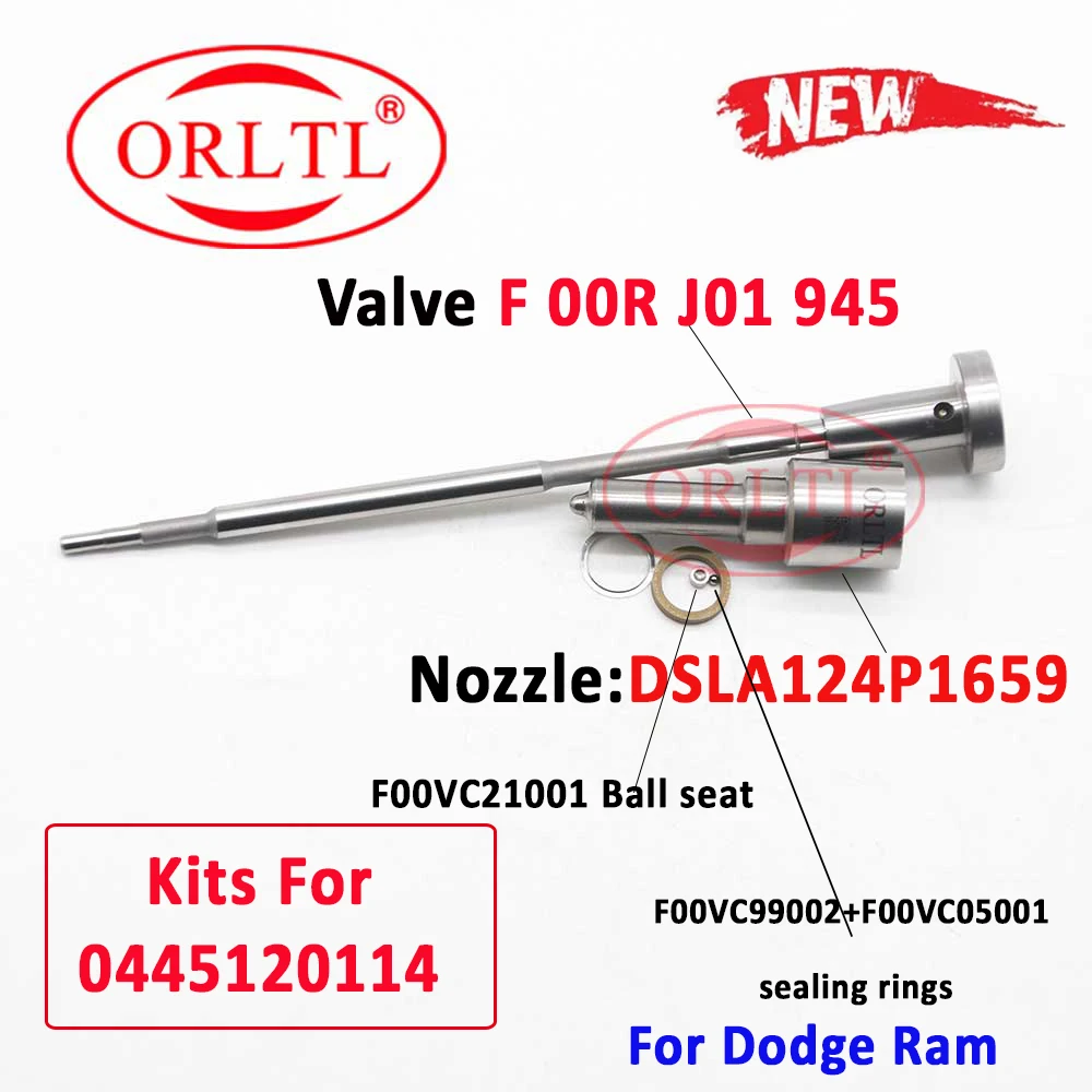 Фото Дизельная форсунка ORLTL DSLA124P1659 0433175470   VALVE F00RJ01945 Ремкомплекты топлива для Bosch Dodge 0445120114   0 445 120 114 №1