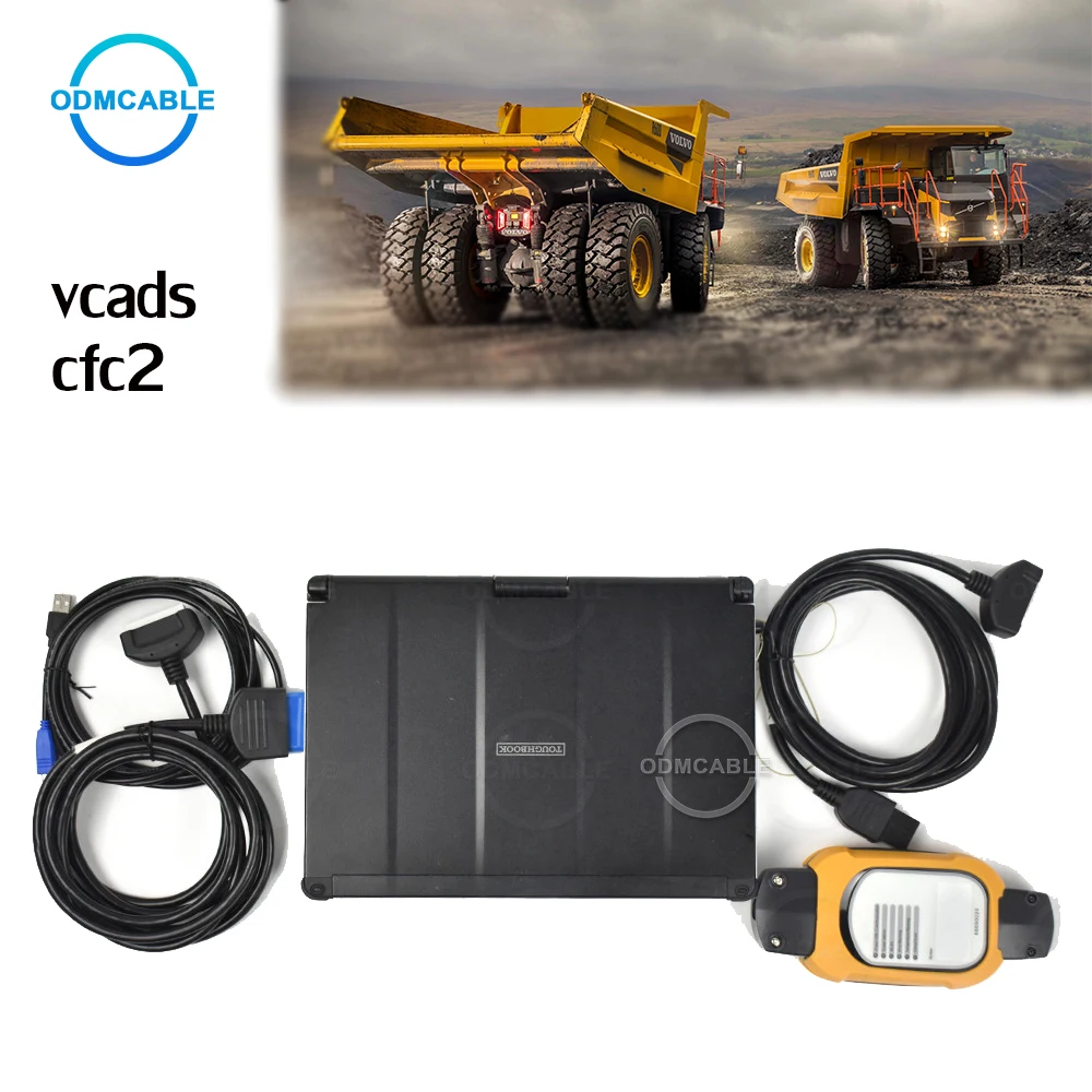 

Инструмент диагностики для грузовика volvo 2.8.130 Premium tech tool dev2 Tool vcads pro 88890180 88890020 с ноутбуком cfc2
