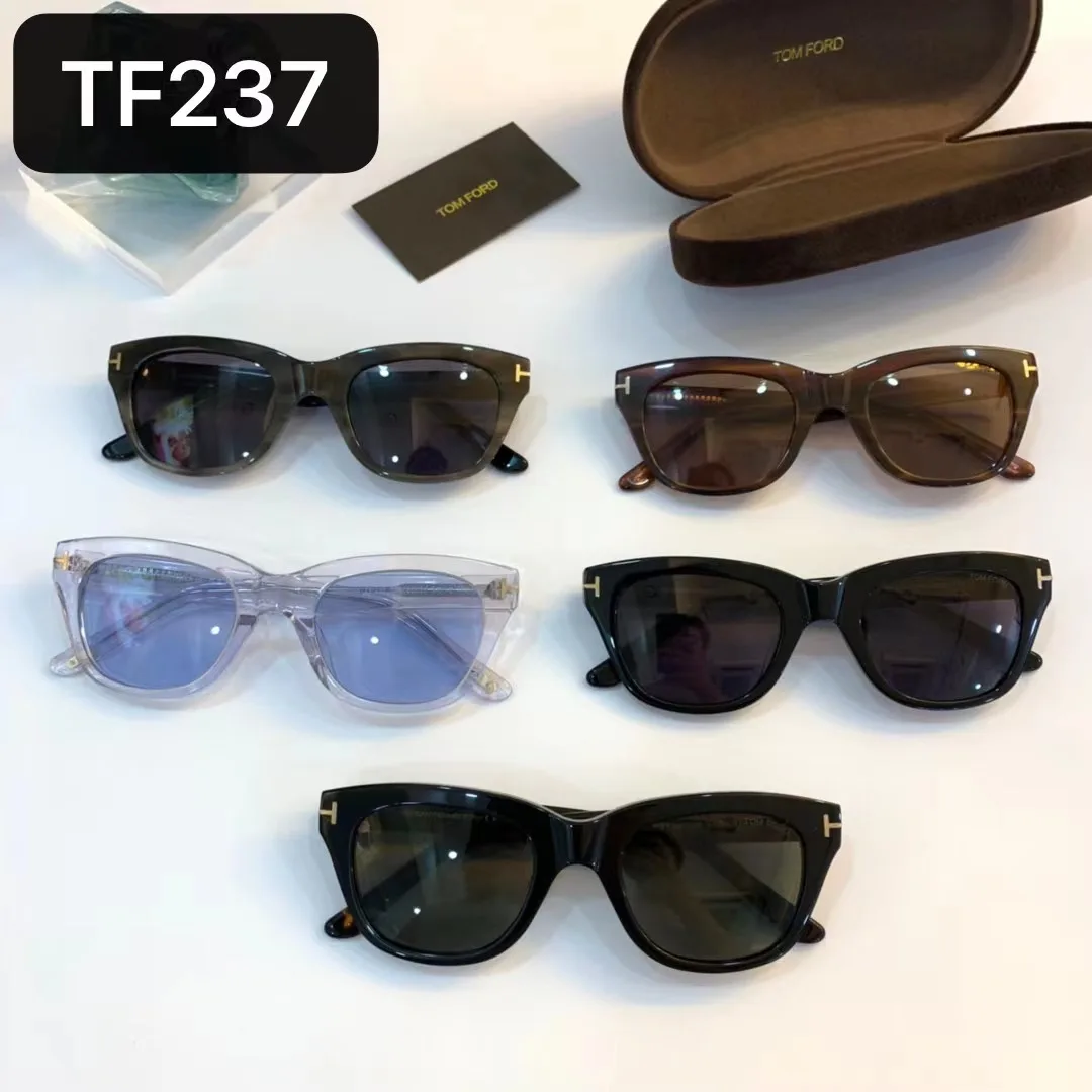 

Fashion Luxury Brand Polarized Sunglasses James Bond 007 Style Eyewear Tom TF237 For Men Prescription Myopia Acetate Sunglasses