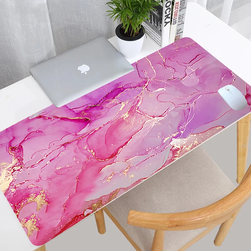 

Коврик для мыши под ноутбук с Розовым Мрамором, размер Xxl