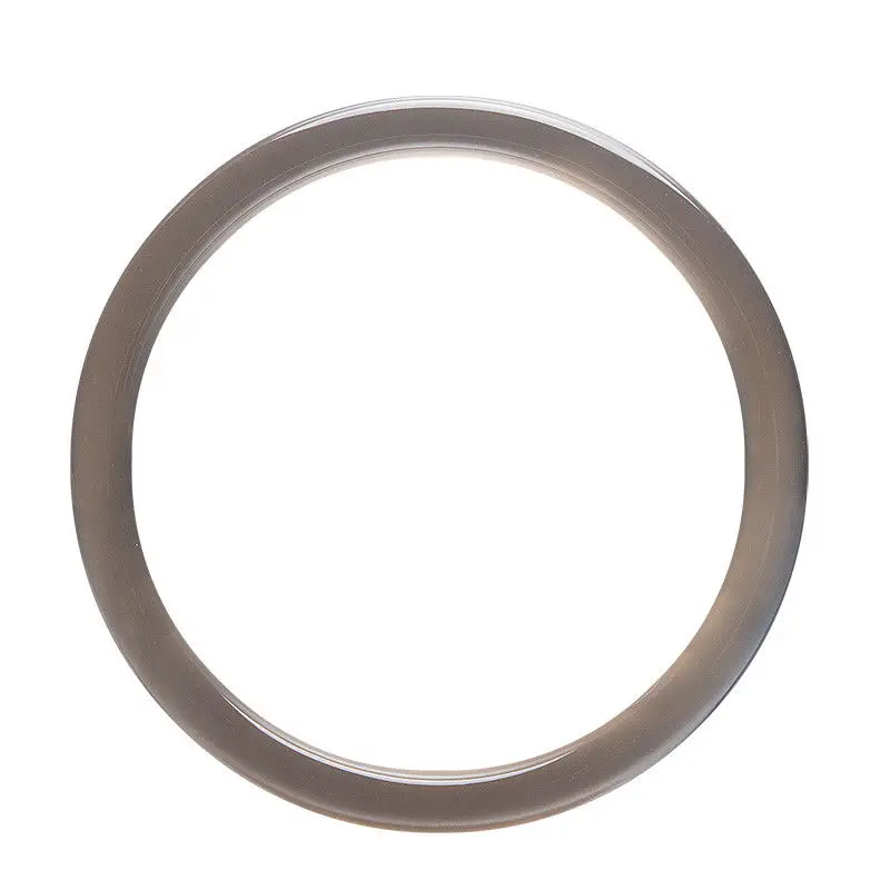 Ледяной серый браслет в стиле ретро для девушек маленький круглый дымчато-серый