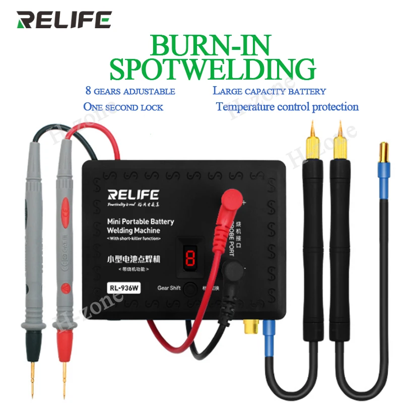 

Флюоресцентный аппарат для точечной сварки с небольшим аккумулятором версии 3,0, сварка точечной светильником, 8 передач, защита регулировки...