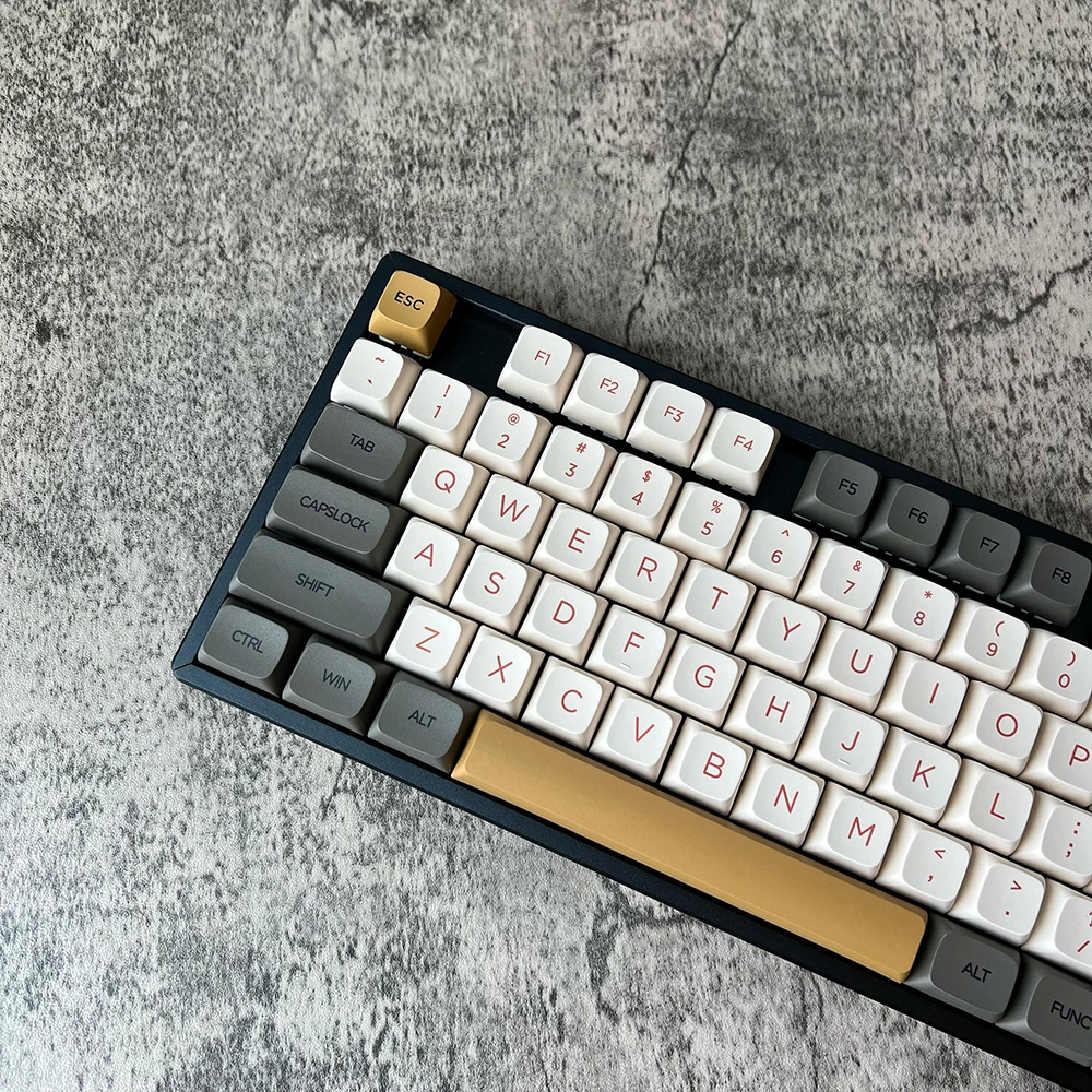 

Колпачки для клавиш рассвета на 125 клавиш XDA, Набор колпачков для клавиатуры mx switch Sub PBT