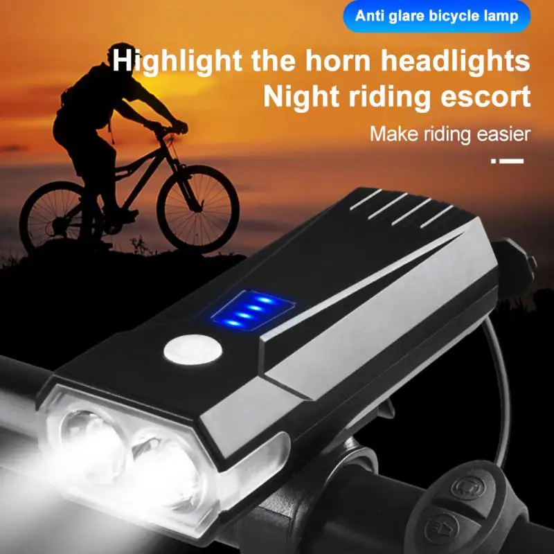 

LED 2000mAh Ultra Bright Bicycle Light USB Rechargeable LED Bike Headlight Waterproof Bike Flashlight As Power Bank