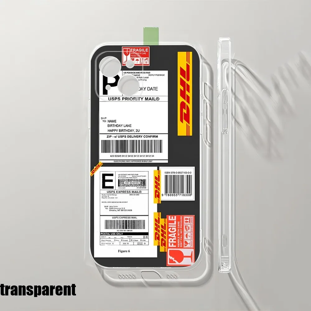 DHL Express Mouse Pad For iPhone 15 14 12 13 11 Pro Max Mini X XR XS 7 8 Plus hot transparent powerful and practical cover