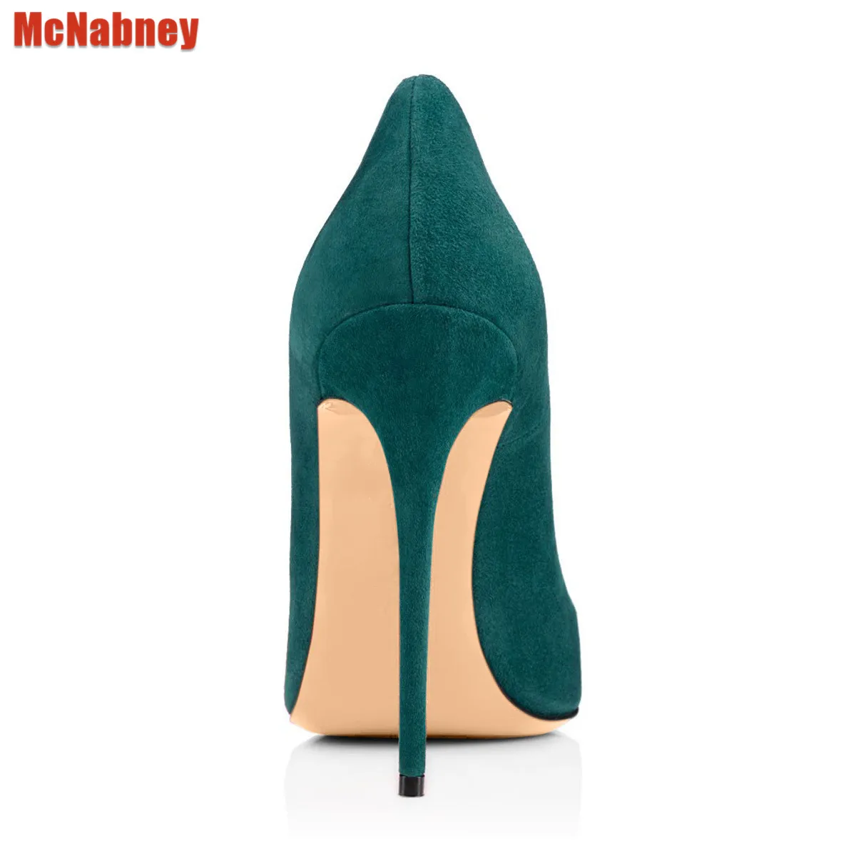 Stiletto Shoes Heel Womens Pumps Suede Super High Heels Fetish Fashion Woman Pointed Toe Spike Heels Green Black Burgundy Shoes