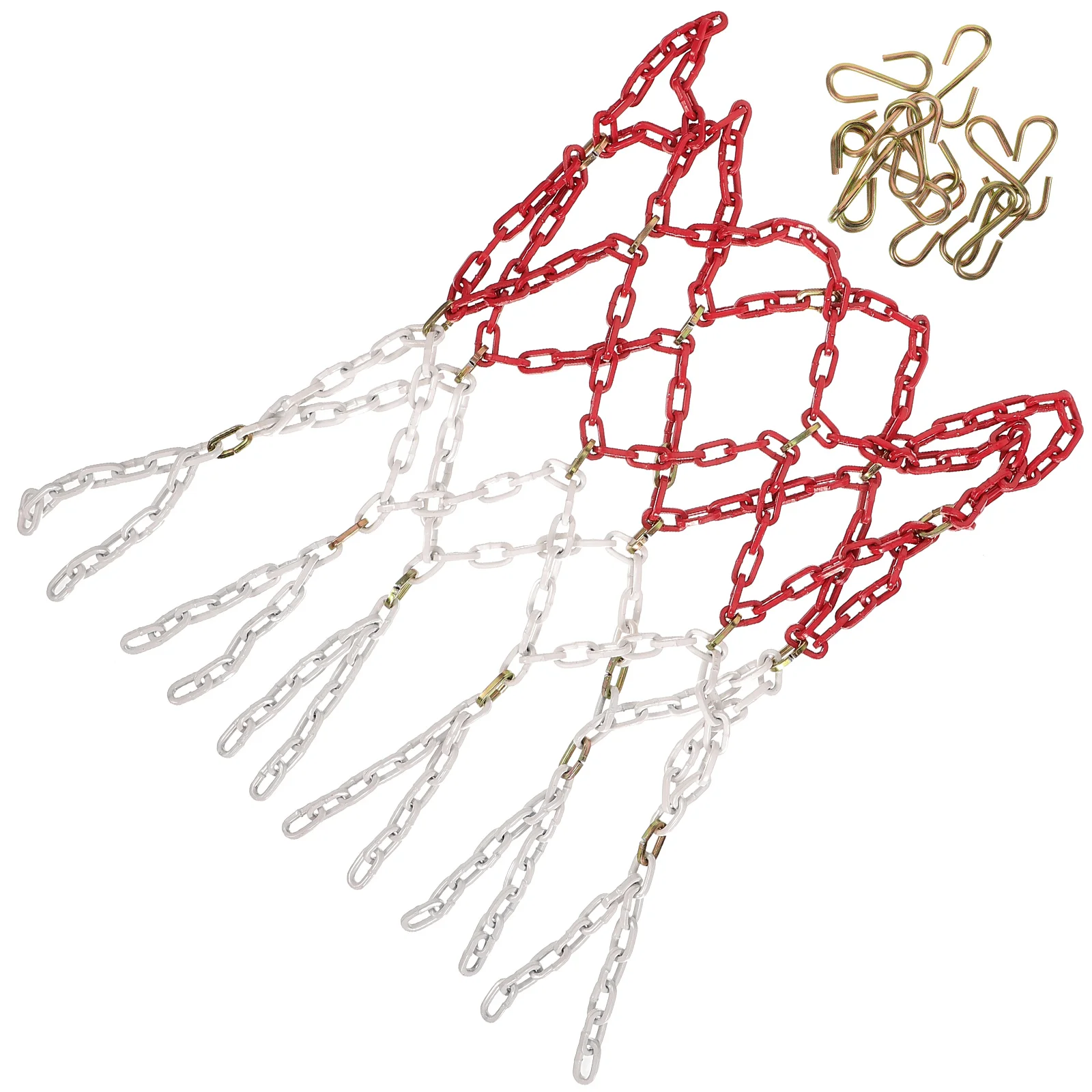 

Nets Basketball Outdoor Replacement Metal Return Attachment Steel Chain Portable