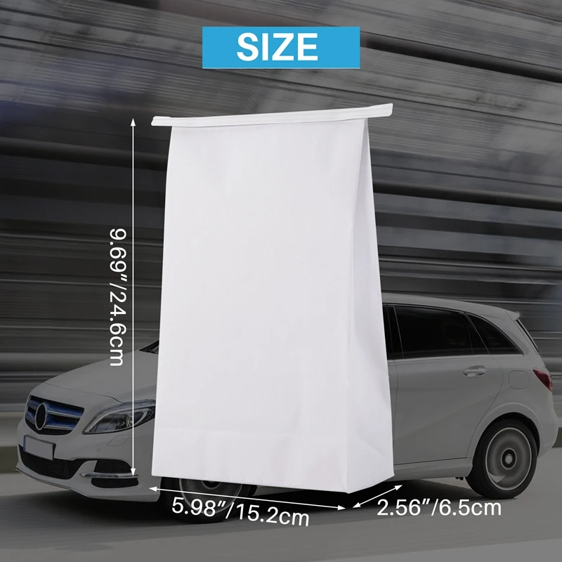 50 шт. пакеты для рвоты белые сумки утренней толпы и вешалок дорожная одноразовая