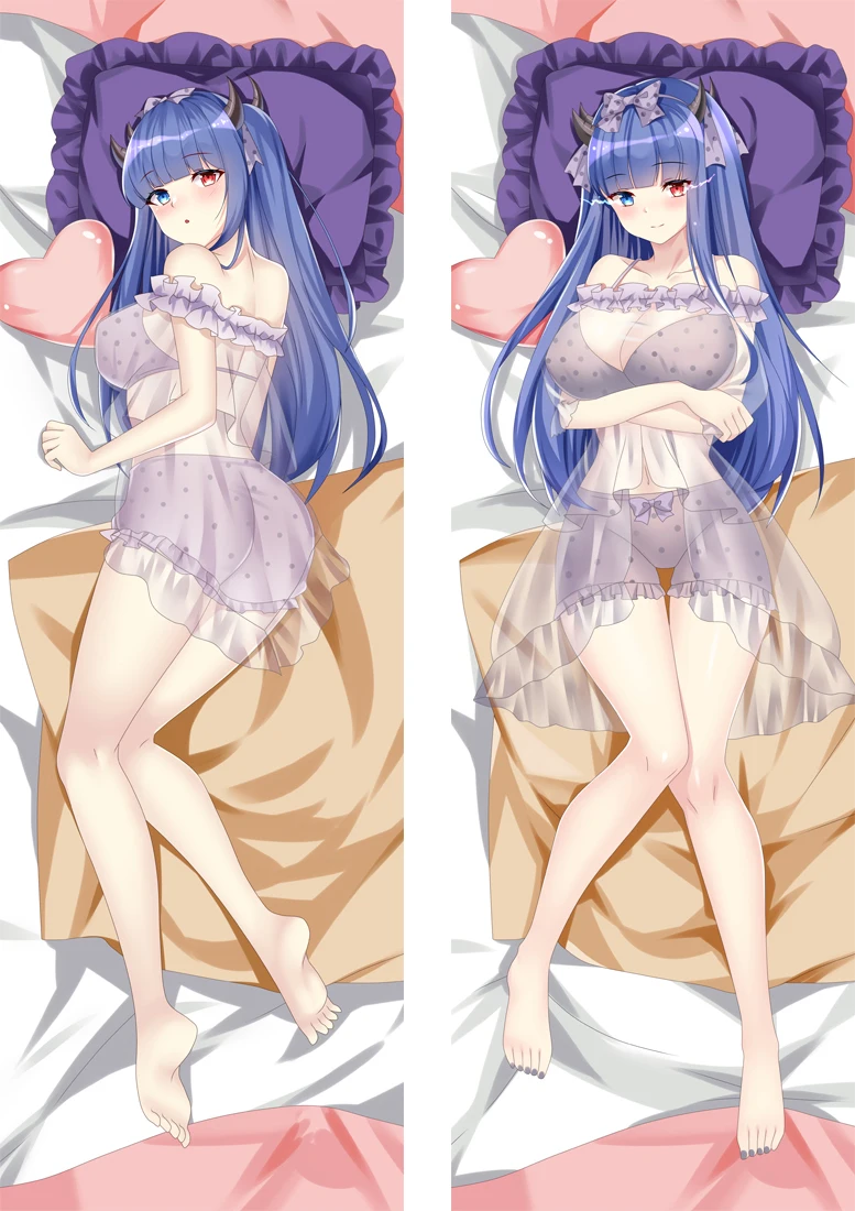 Чехол для аниме Azur Lane IJN Ibuki Luán Dakimakura из персиковой кожи с двухсторонним принтом