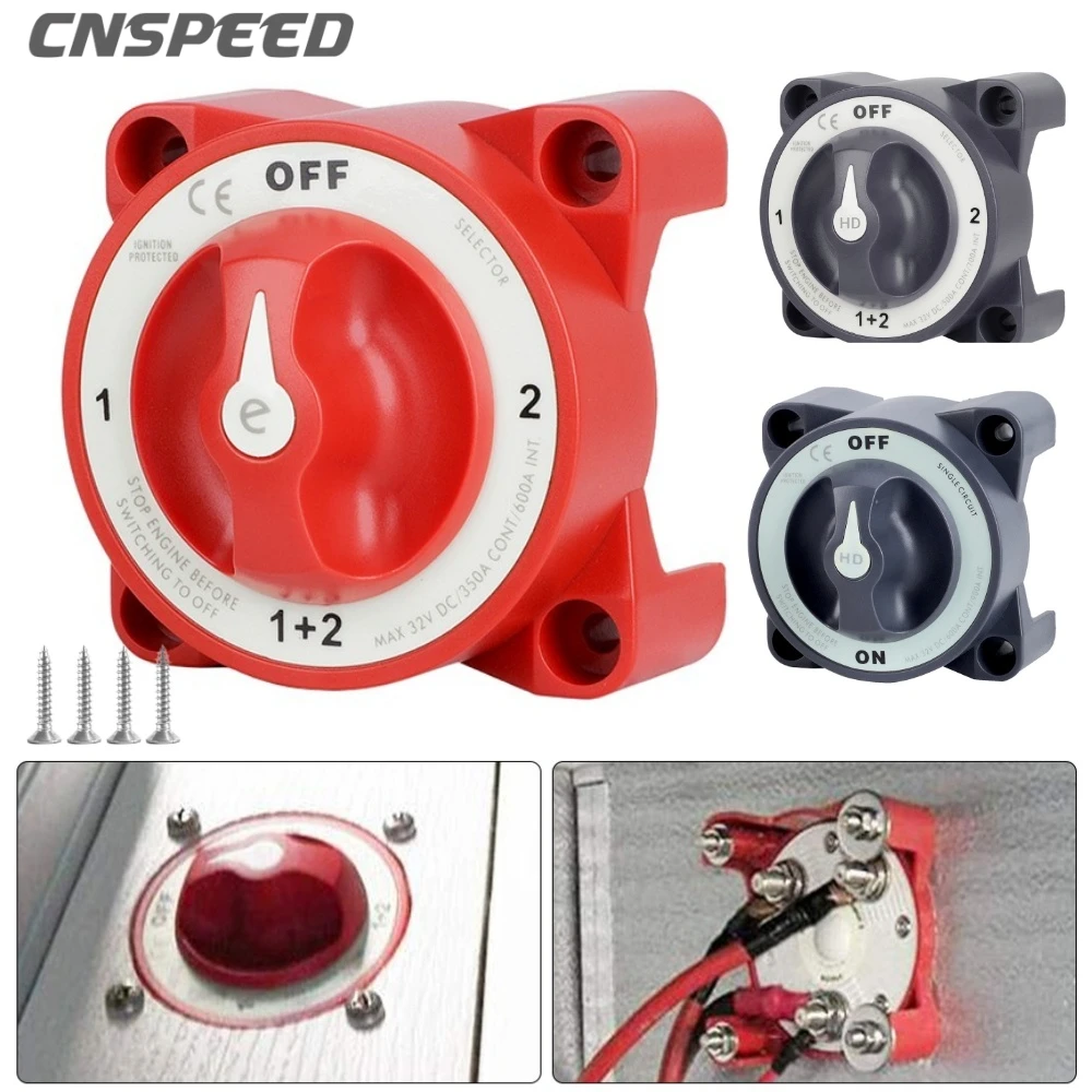 CNSPEED 2 3 4 Position Battery Disconnect 12V Switch Isolato