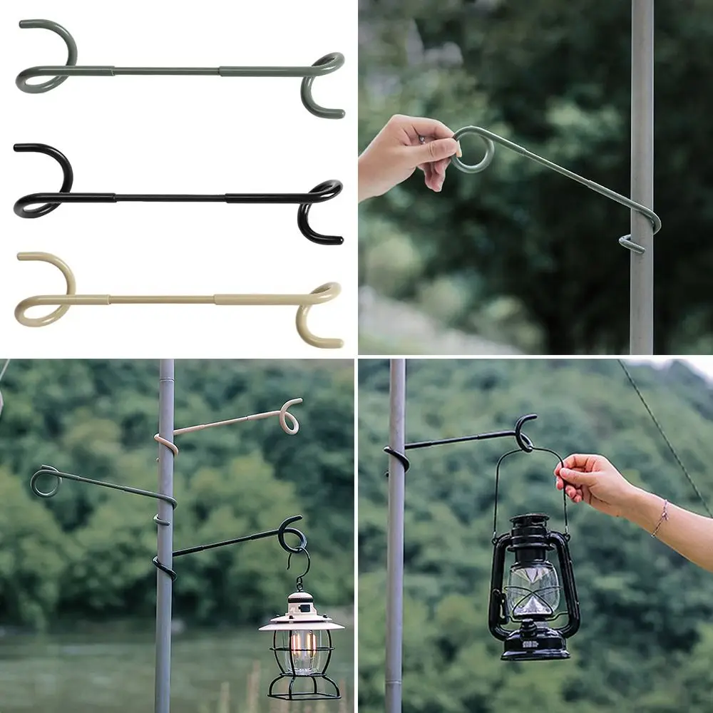 

Stainless Steel Hunting Fishing Lantern Hanger Camping Lantern Hanger Tree Branch Hooks Outdoor Pole Hooks