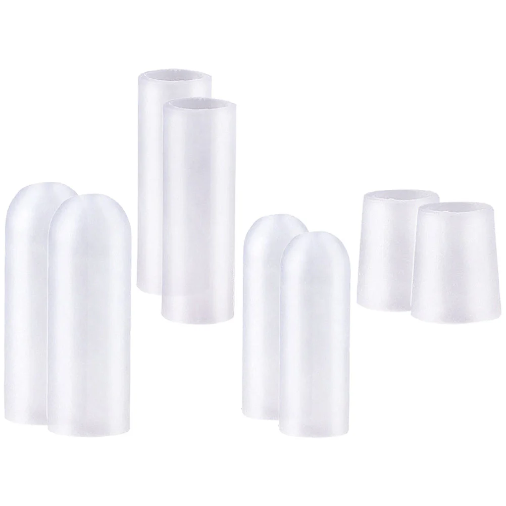 

Finger Protectors Cots Reusable Fingertipscondoms Cap Thumb Hot Cot Splint Caps Gloves Silicone Guitar Fingertip Sleeves