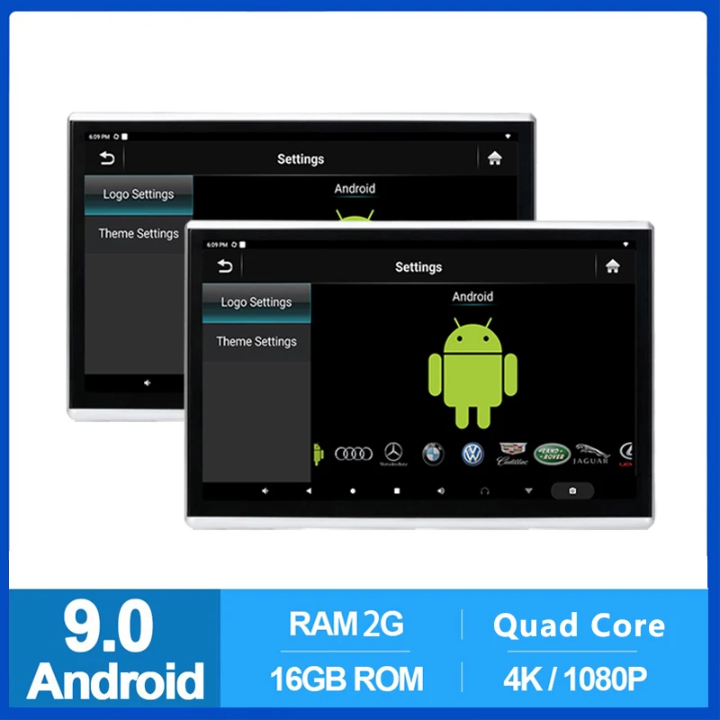 

10 Inch Android Headrest Car Monitor Multifunction Tablet Touch Screen 1080P Vehicle Video Player Mirror Link WIFI HDMI Car TV