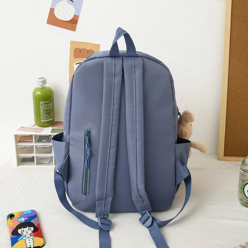 5 шт./комплект холщовые школьные ранцы для девочек-подростков |