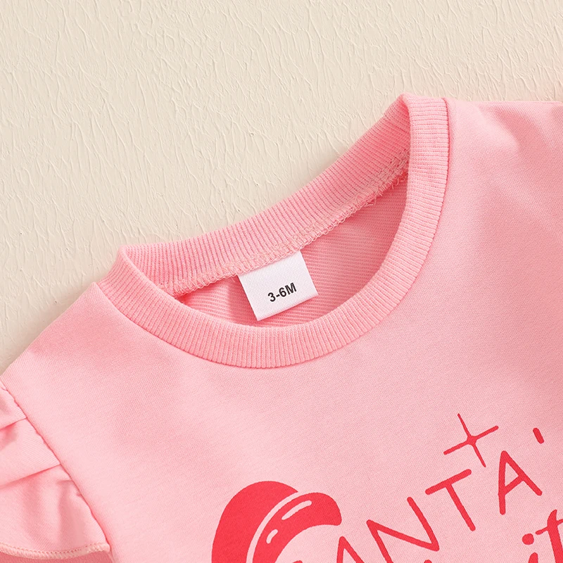 Рождественская одежда для маленьких девочек Blotona свитшот с длинным рукавом и