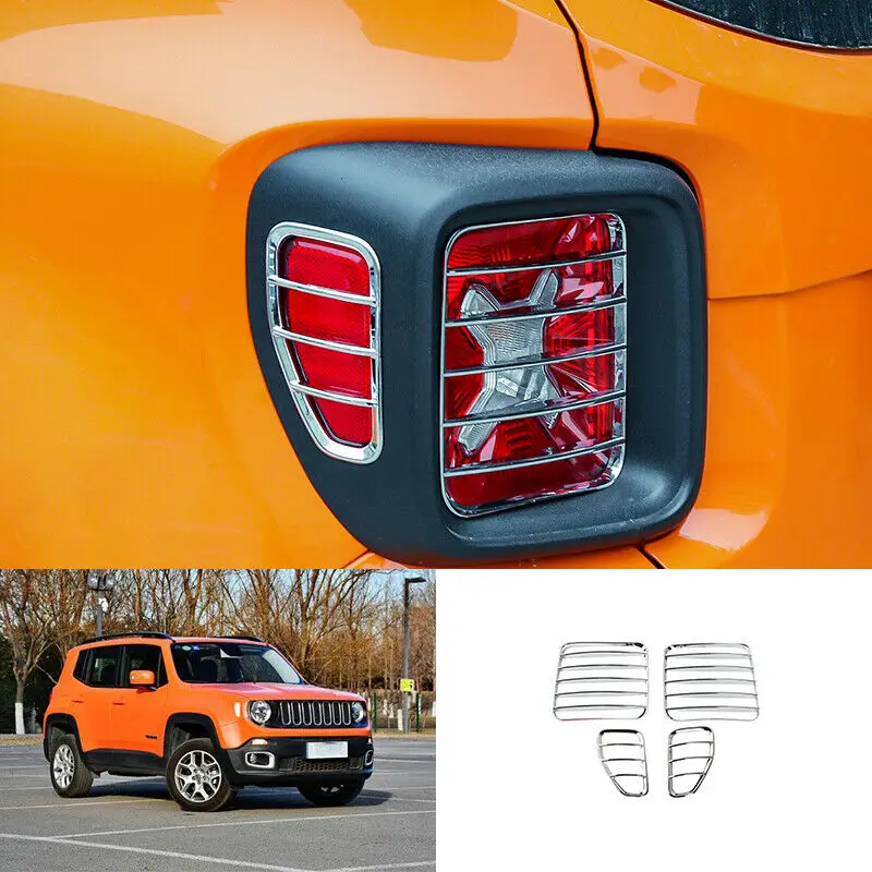 

Для jeep Renegade 2015-2020 ABS яркая внешняя Обшивка Рамы заднего фонаря