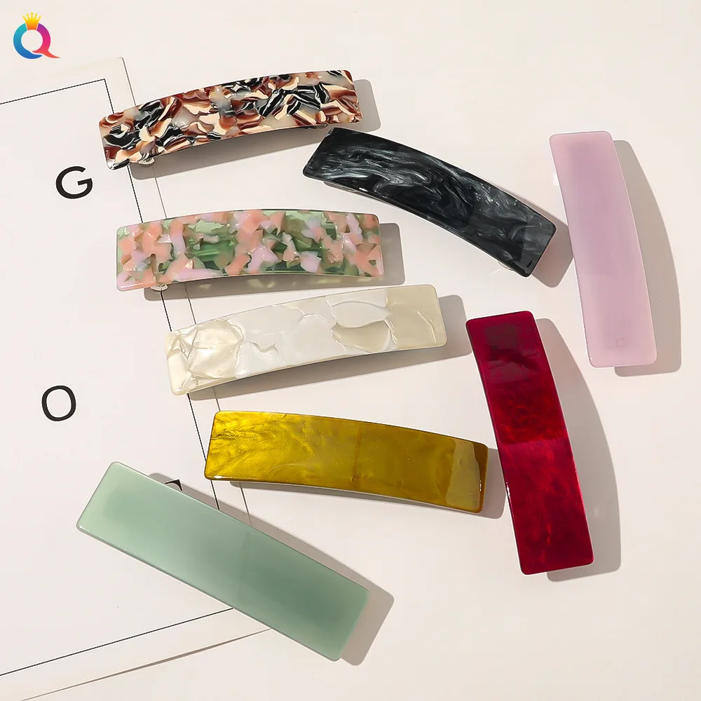 

Acetic Elegant Barrettes for Women Girl Hairpins Hair Clips Korean Handmade Head Wear Accessories