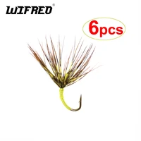 wifreo 6pcs 12 tenkara fishing flies fly fishing gear for native rainbow trout bass and panfish lures for ponds lakes streams