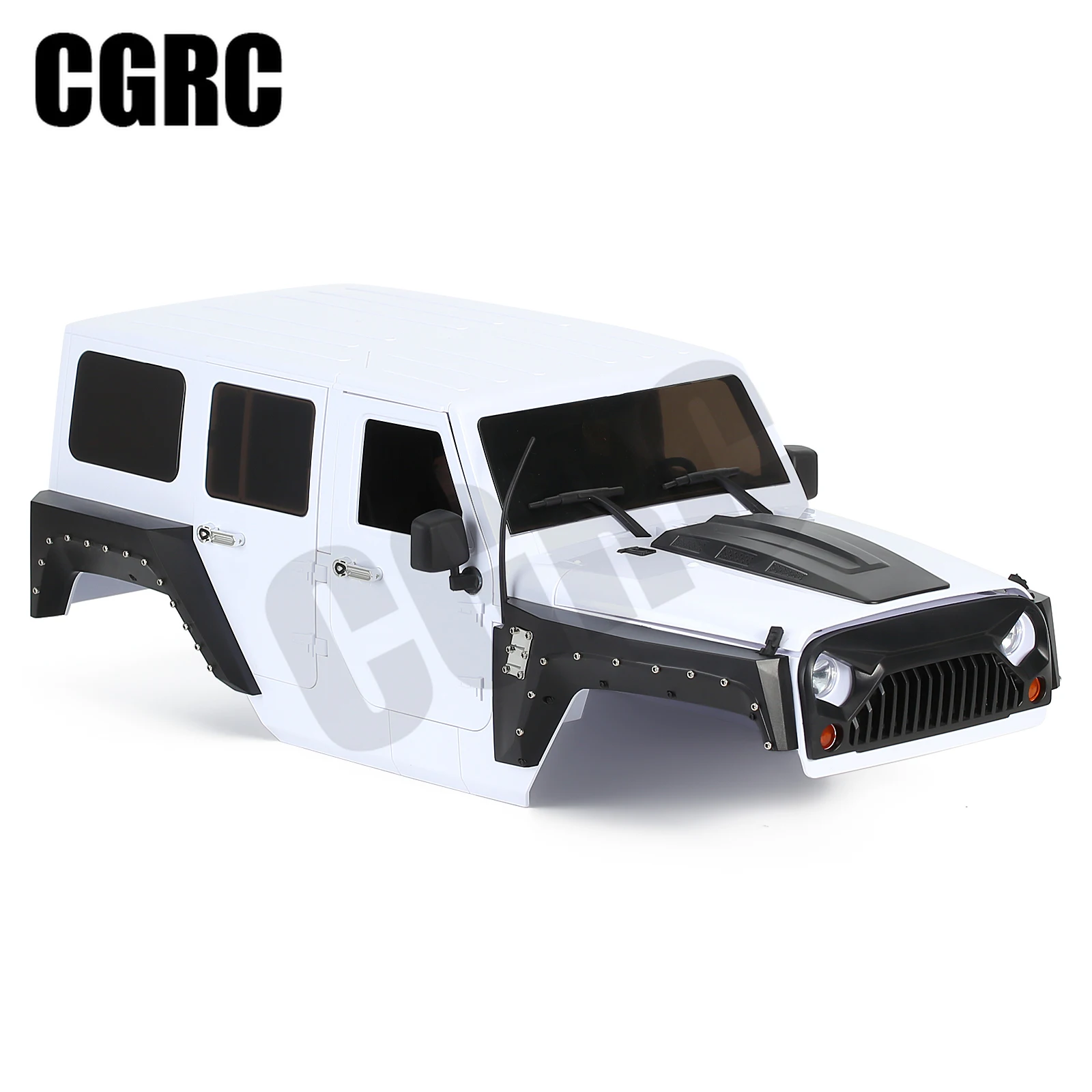 313 Wheelbase Wrangler 5 Door Body Shell for 1/10 RC Crawler Car Traxxas TRX4 SCX10 90046 AX103007 RC4WD JEEP DIY Parts & Accs