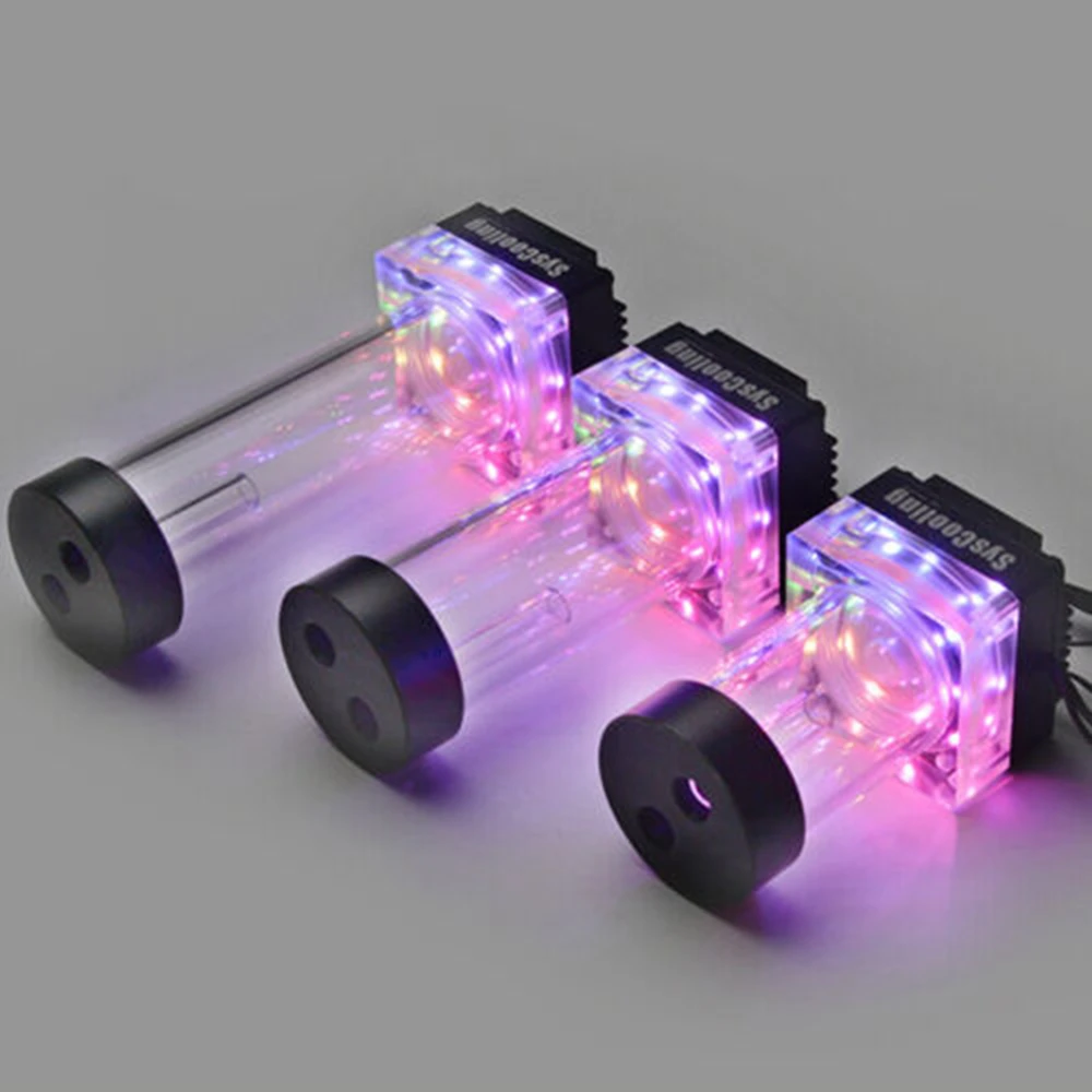 

Резервуар для водяного охлаждения насоса 65 мм 100 мм 130 мм для системы водяного охлаждения PWM DC12V