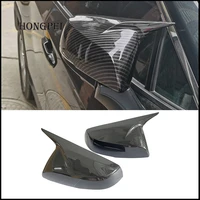 car styling door side wing rearview mirror cover cap ox horns sticker trim for toyota highlander 2020 2021 2022 auto accessories