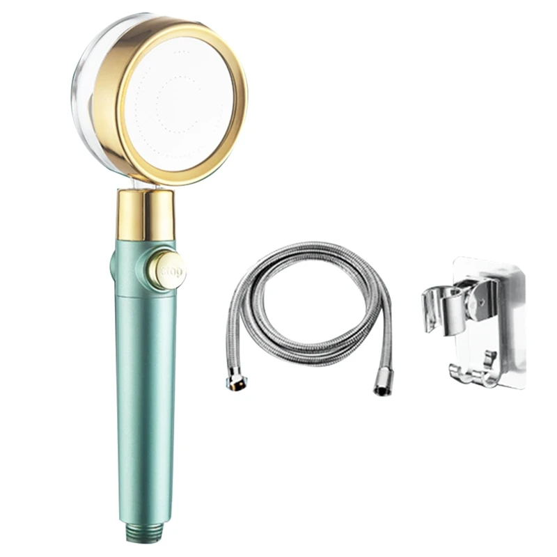 

Shower Head High Pressure High Pressure Rotate Shower Head With Holder And Hose Propeller Shower