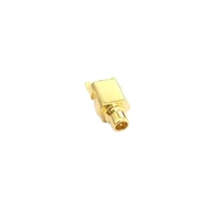 1pc new mmcx connector male plug rf coax pcb mount 3 pin with solder post straight goldplated wholesale