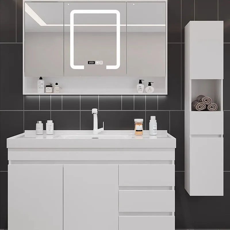 Компактный шкаф для ванной комнаты шкафы хранения роскошные