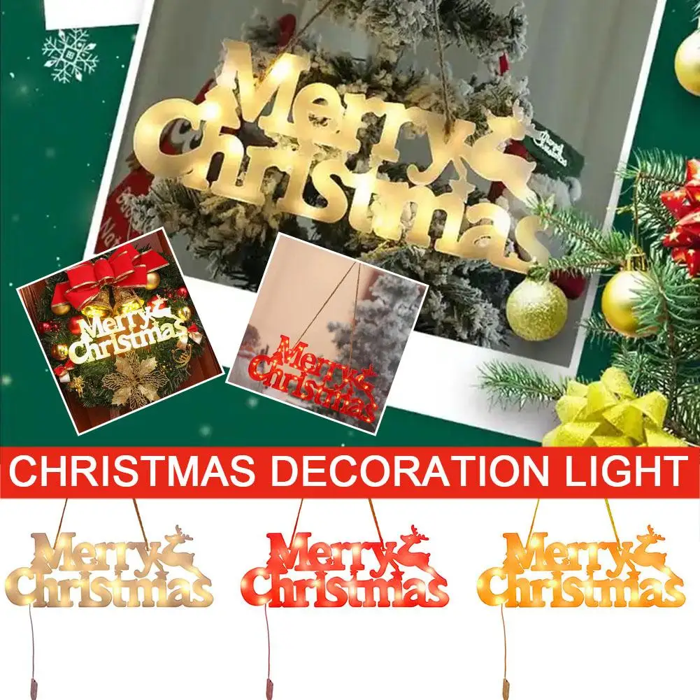 

Светодиодный Рождественский веселый дизайн, украшение для цветов и деревьев, дисплей для сада, комнаты, внешнее комнатное окошко, цветной свет R3s5