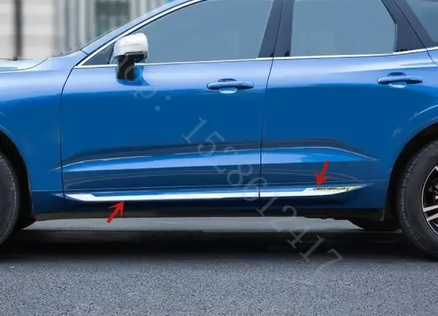 Для VOLVO XC60 2018 2019 ~ 2022 декоративные полоски для кузова из нержавеющей стали, накладка на кузов, накладка на дверь, автомобильные аксессуары с защитой от царапин (art.: 3920cd5cbd3ca) - 3920cd5cbd3ca