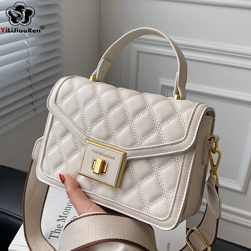 

Fashion Diamond Lattice Shoulder Bag Female Luxury Ladies Handbags Designer High Quality Leather Crossbody Bags for Women Sac