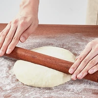 ebony wood rolling pindough wood roller solid wood flat head non stick powder%ef%bc%8cfor baking%ef%bc%8cfondant pie crust cookie pastry