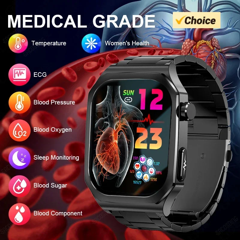 Умные часы с измерением уровня сахара в крови и липидной мочевой кислоты