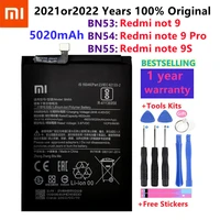 100  Original 5020mAh BN53 BN54 BN55 Replacement Battery For Xiaomi Redmi Note Pro Bateria Mobile Phone Batteries Tools