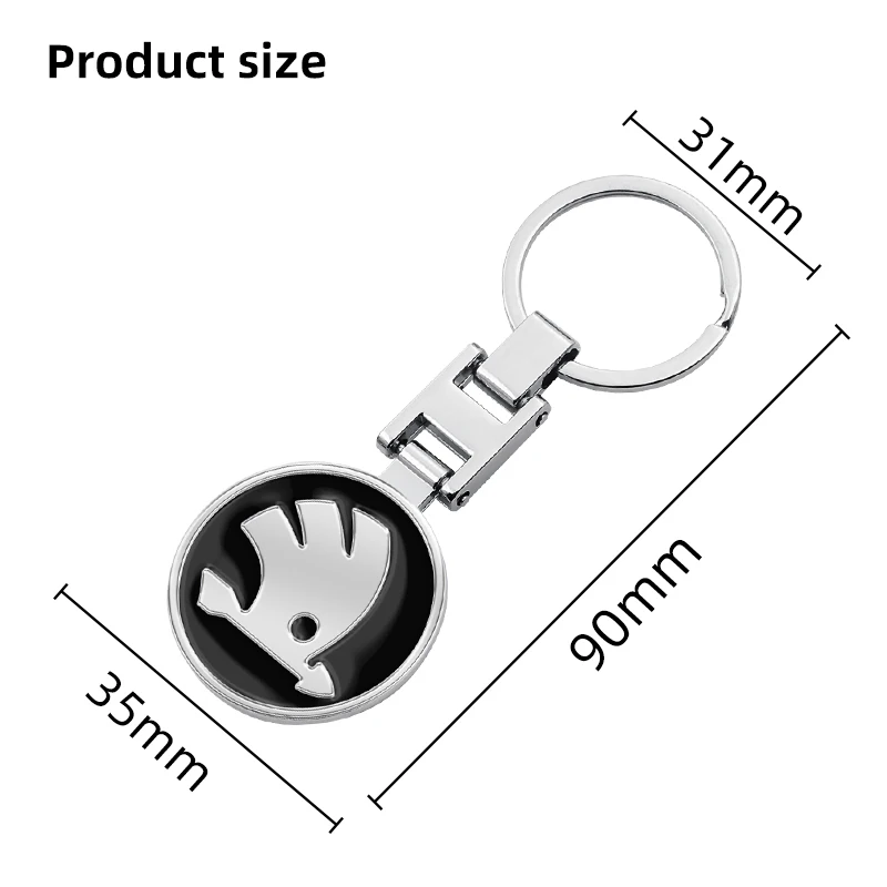 1 шт. металлический автомобильный брелок-подвеска брелок для ключей аксессуары
