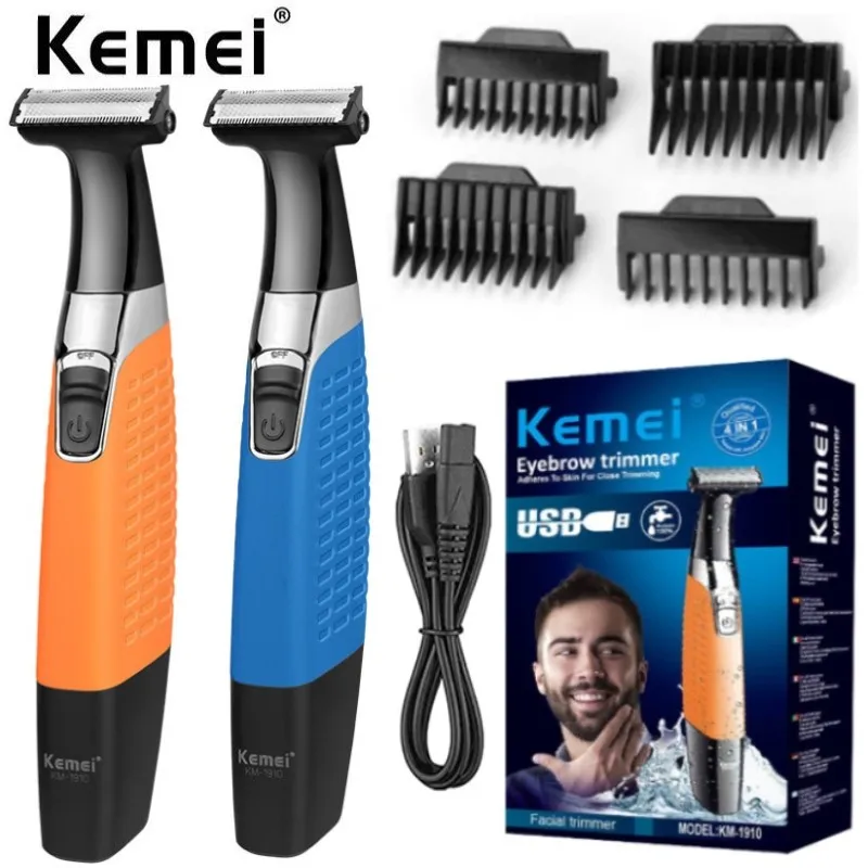 

Kemei Professional Electric Shaver for Men Rechargeable Beard Trimer Waterproof Razor Hair Shaving Machine Grooming Face Care