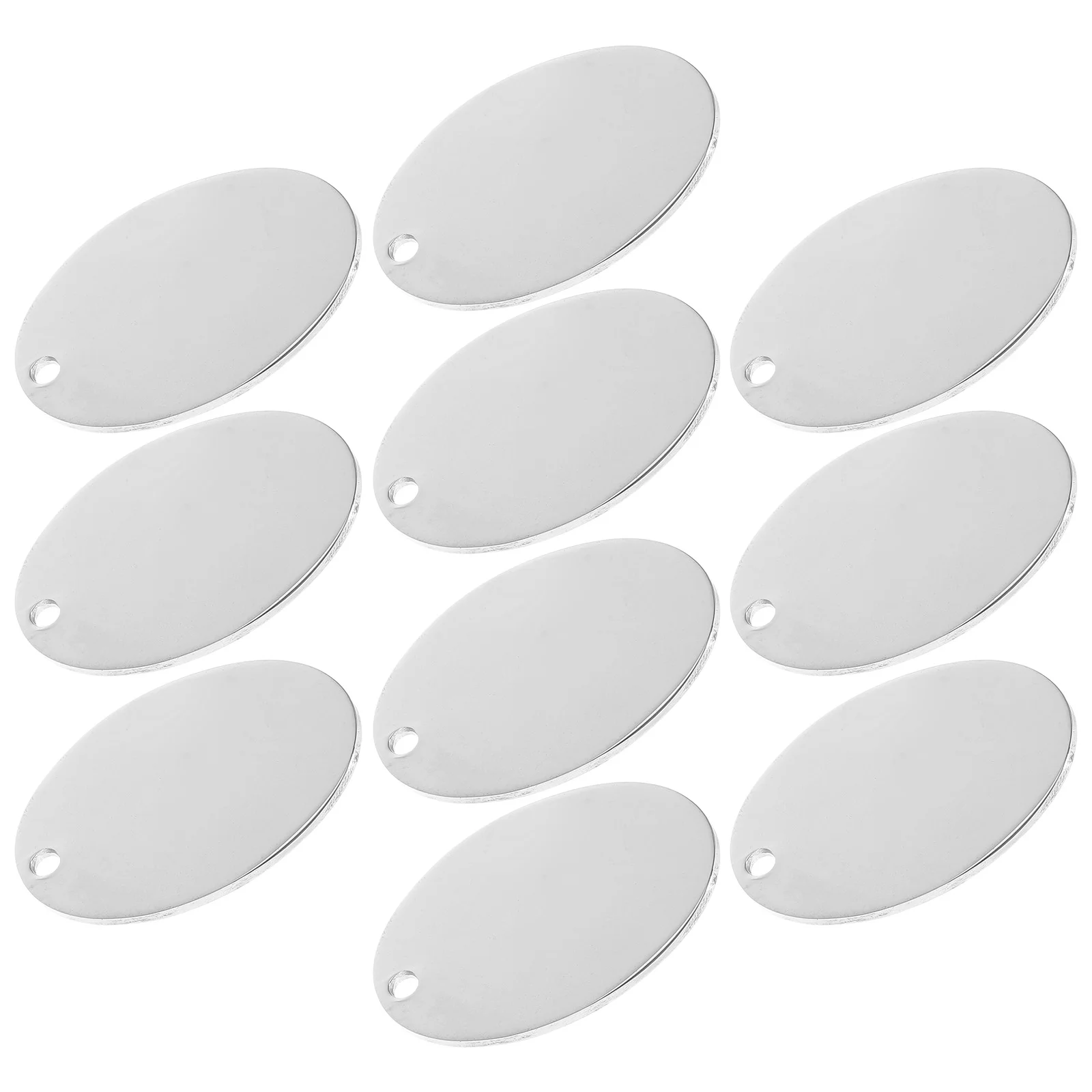 

10 Pcs Metal Dog Tag Cat Tags Collars Dog Id Tags Blank Dog Tags Pets Stainless Steel Cute Dog Tags Tags Dogs