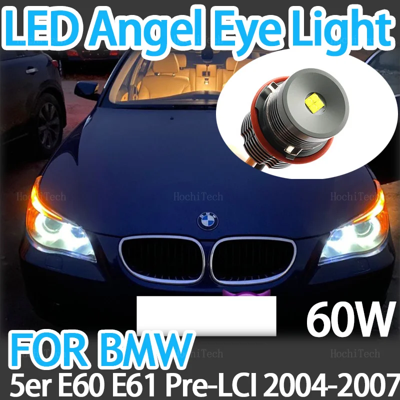 

Car Lamp Angel Eye DRL Bulb light White for BMW 5 series E60 E61 Pre-LCI 520i 523i 525i 528i 530i 535i 540i 545i 04-07