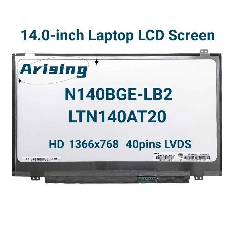 14-дюймовая ЖК-панель для ноутбука, 40-контактный HD 1366x768 LTN140AT20 искусственная фотография LP140WH2 TLS1 B140XTN03.6 14-дюймовая ЖК-панель для ноутбука, 40-контактный HD 1366x768 LTN140AT20 искусственная фотография LP140WH2 TLS1 B140XTN03.6