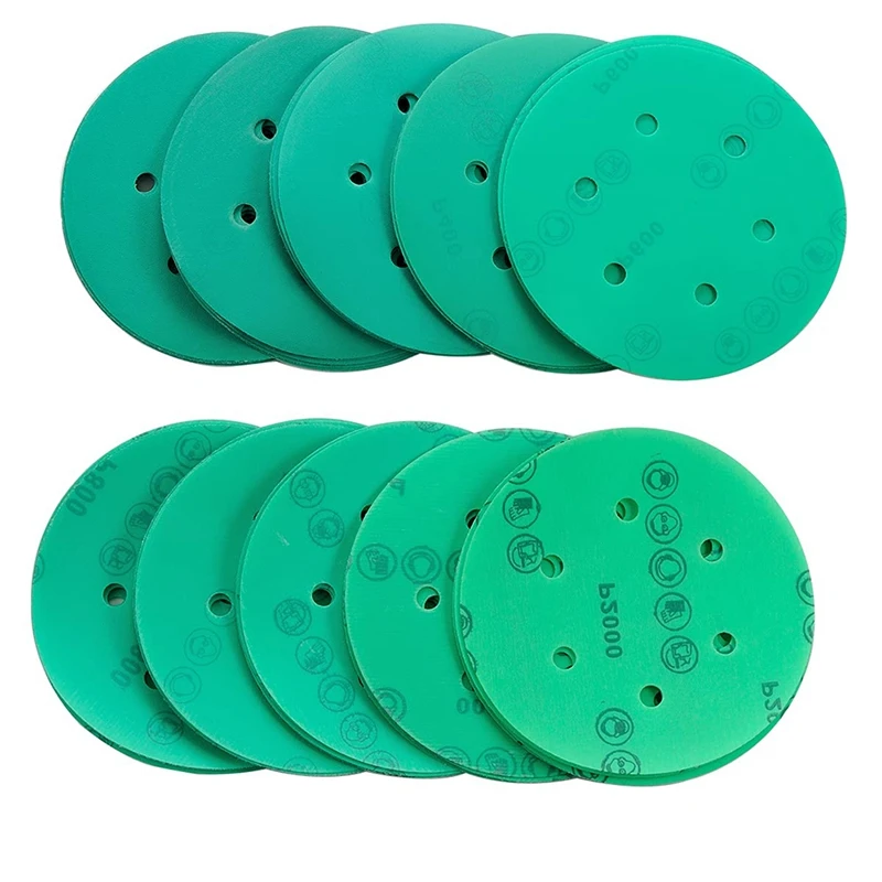 

Big Deal 50 Grit Discs 6 Inches 6 Holes, Wet And Dry Sandpaper Classification Sandpaper, Hook ,Suitable For Orbital Sandpaper
