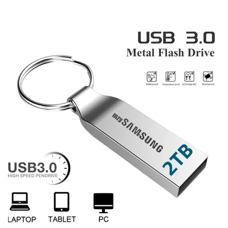 

For SAMSUNG USB 3.0 Metal Flash Drive 2TB 1TB Thumbdrive 1TB Pendrive High Speed Flash Memory Stick 2TB USB Flash Drive 1TB