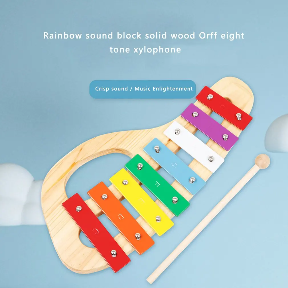 

Colorful 25 Notes Glockenspiel Xylophone Percussion Rhythm Musical Educational Teaching Instrument Toy (8/15)-Tone 11 Styles
