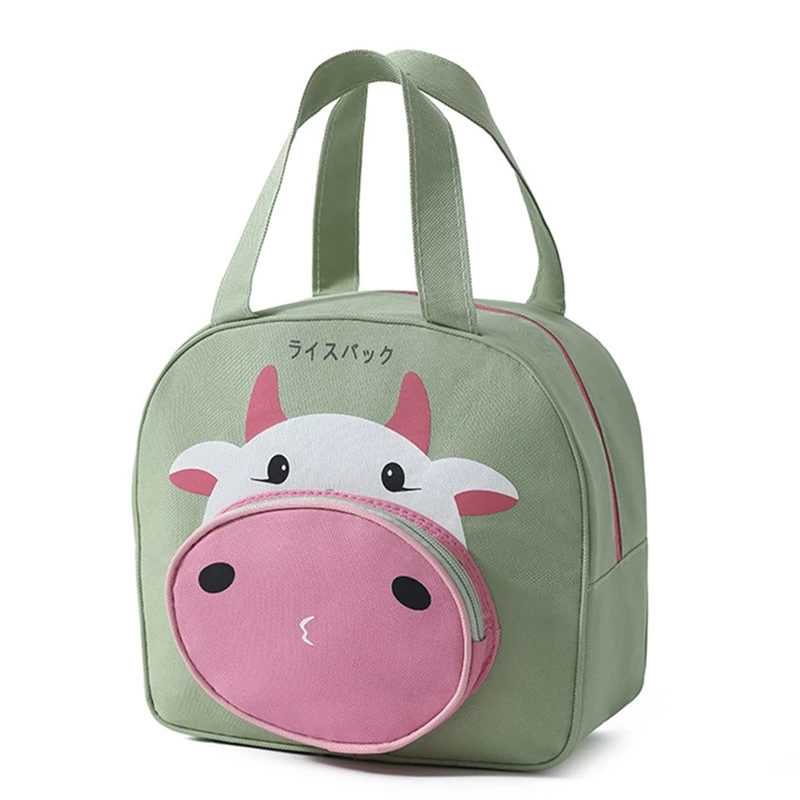 

Reusable Insulated Cooler Lunch Bag For Adult & Kids Cute Portable Carry Case Waterproof Bag